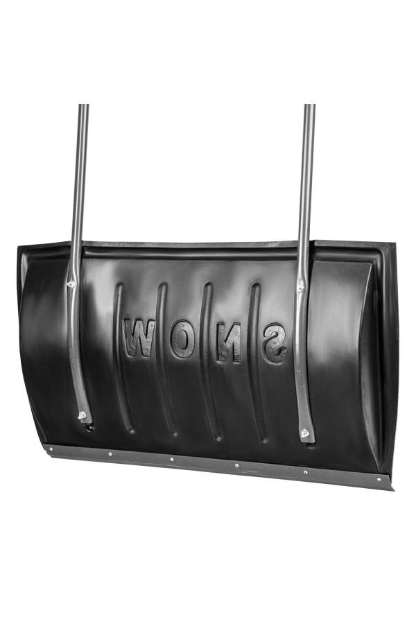 Движок для уборки снега пластиковый, 780 х 420 х 1140 мм, стальная рукоятка, Сибртех