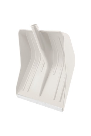 Лопата для уборки снега пластиковая, белая, 420 х 425 мм, без черенка, Россия, Сибртех