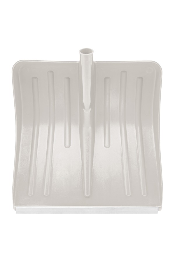 Лопата для уборки снега пластиковая, белая, 420 х 425 мм, без черенка, Сибртех