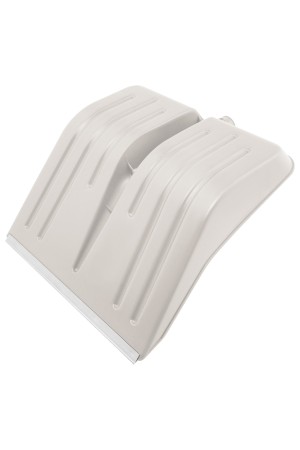 Лопата для уборки снега пластиковая, белая, 420 х 425 мм, без черенка, Россия, Сибртех