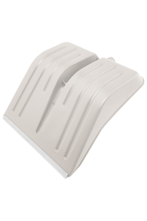 Лопата для уборки снега пластиковая, белая, 420 х 425 мм, без черенка, Сибртех