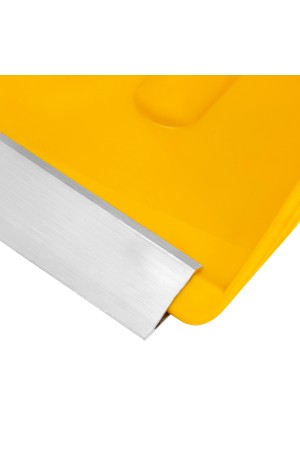 Лопата для уборки снега пластиковая, желтая, 420 х 425 мм, без черенка, Россия, Сибртех