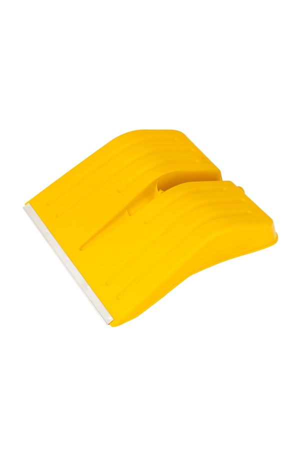 Лопата для уборки снега пластиковая, желтая, 420 х 425 мм, без черенка, Сибртех
