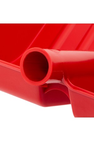 Лопата для уборки снега пластиковая, красная, 420 х 425 мм, без черенка, Россия, Сибртех