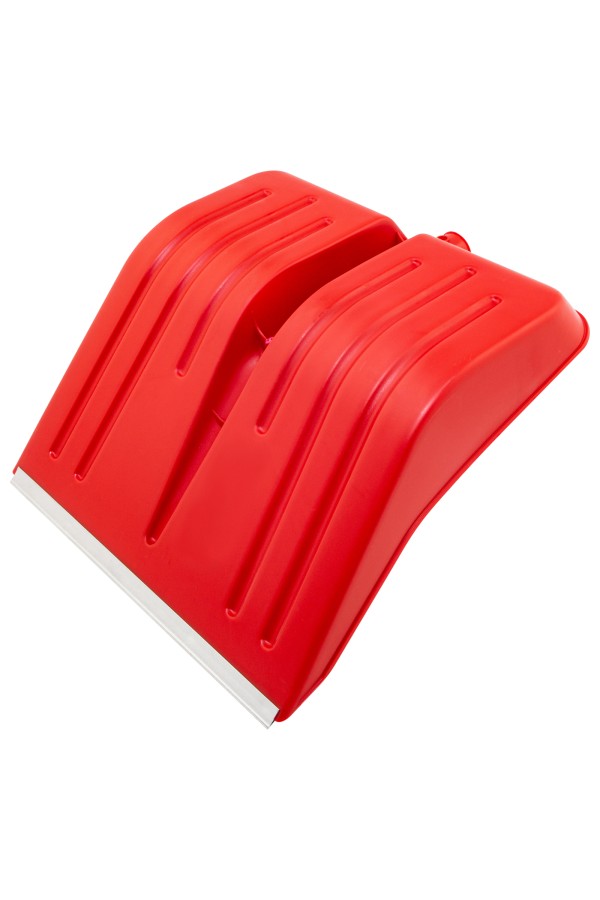 Лопата для уборки снега пластиковая, красная, 420 х 425 мм, без черенка, Сибртех