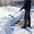 Лопата для уборки снега пластиковая, синяя, 420 х 425 мм, без черенка, Россия, Сибртех