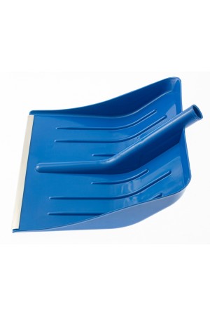 Лопата для уборки снега пластиковая, синяя, 400 х 420 мм, без черенка, Россия, Сибртех