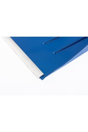 Лопата для уборки снега пластиковая, синяя, 400 х 420 мм, без черенка, Россия, Сибртех