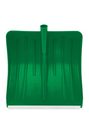 Лопата для уборки снега пластиковая, зеленая, 420 х 425 мм, без черенка, Россия, Сибртех