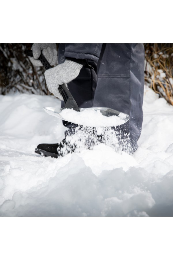 Лопата универсальная алюминиевая, 205 х 280 х 640 мм, пластиковый черенок, Сибртех