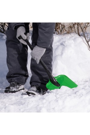 Лопата универсальная стальная, 205 х 280 х 640 мм, пластиковый черенок, Россия, Сибртех