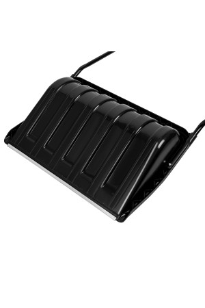 Движок для уборки снега пластиковый, 690х470х1420 мм, стальная рукоятка, Россия// Сибртех