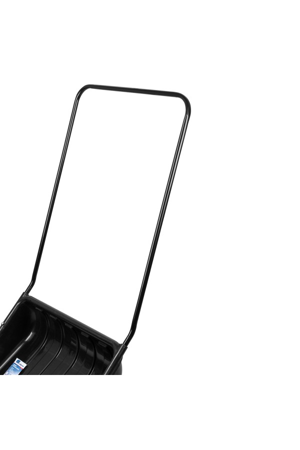 Движок для уборки снега пластиковый, 690х470х1420 мм, стальная рукоятка, Сибртех