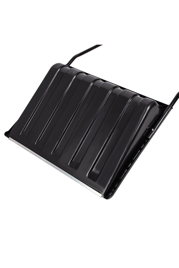 Движок для уборки снега пластиковый, 700х550х1470 мм, стальная рукоятка, Сибртех