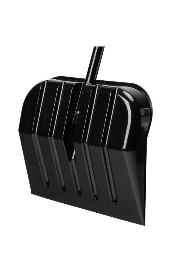 Лопата для уборки снега, поликарбонат, 460х400х1370 мм, стальной черенок, BASE Palisad