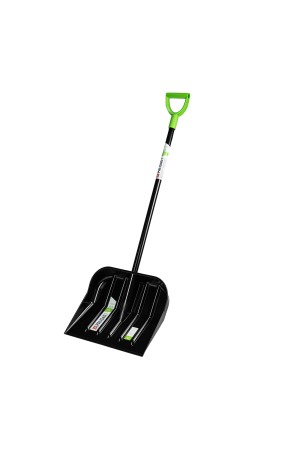 Лопата для уборки снега, поликарбонат, 460х400х1370 мм, стальной черенок, BASE// Palisad