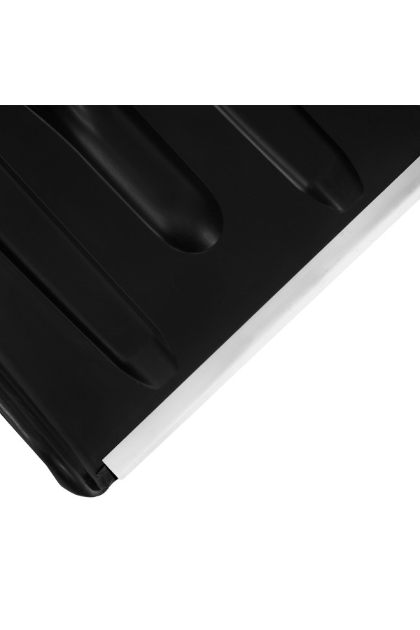 Лопата для уборки снега полипропиленовая, 275х365х870 мм, деревянный черенок, Sparta