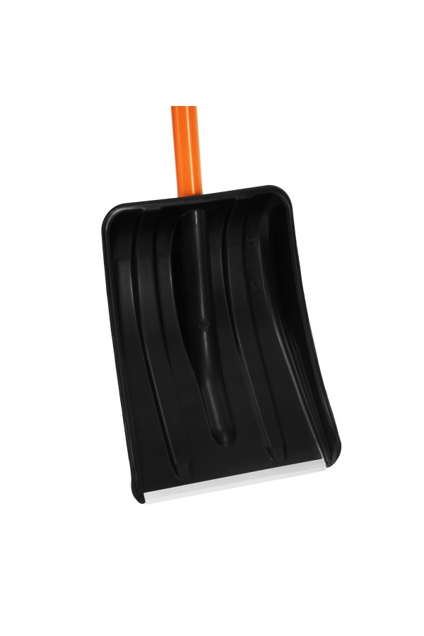 Лопата для уборки снега полипропиленовая, 275х365х790 мм, стальной черенок, Stels