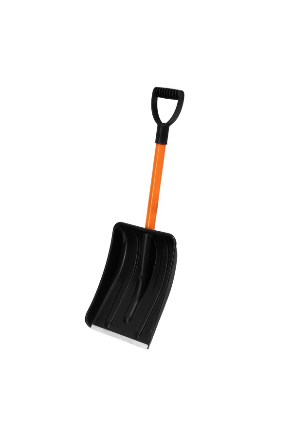 Лопата для уборки снега полипропиленовая, 275х365х790 мм, стальной черенок, Stels