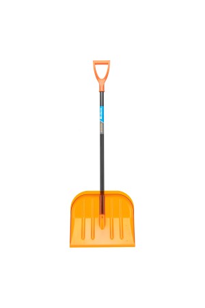 Лопата для уборки снега поликарбонат, 465х410х1390 мм, стальной черенок, усиленная Сибртех