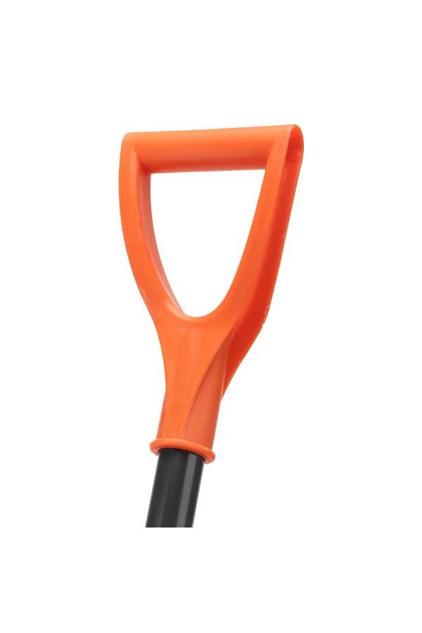 Лопата для уборки снега поликарбонат, 465х410х1390 мм, стальной черенок, усиленная Сибртех