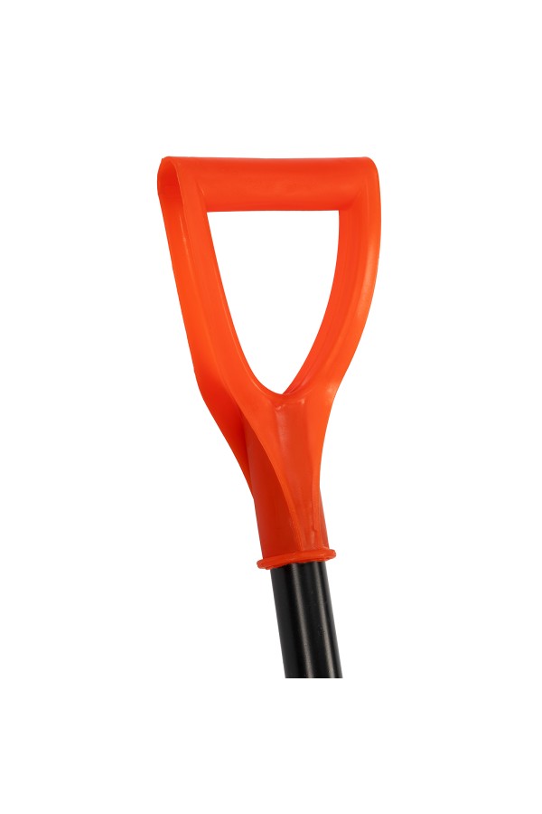 Лопата для уборки снега стальная, 470х335х1335 мм, стальной черенок, Сибртех