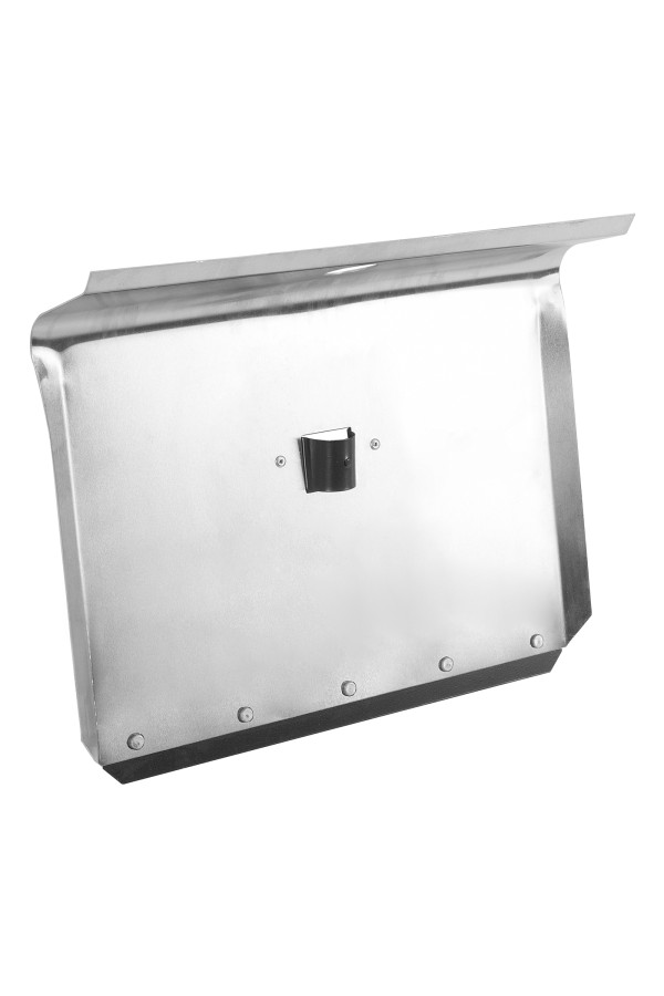 Лопата для уборки снега тротуарная, алюминиевая, 500 х 400 мм, без черенка, Сибртех