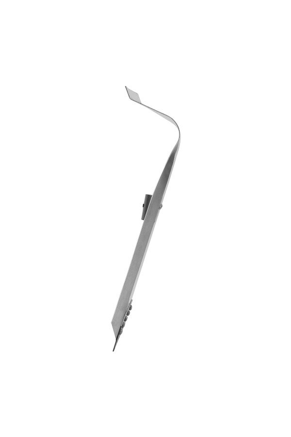 Лопата для уборки снега тротуарная, алюминиевая, 500 х 400 мм, без черенка, Сибртех