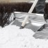 Лопата для уборки снега тротуарная, алюминиевая,500х400х1420мм, деревянный черенок, Россия Сибртех