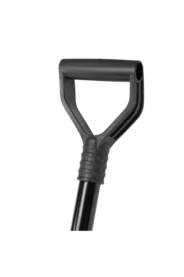 Лопата для уборки снега пластиковая, 450х325х1370 мм, стальной черенок, Palisad