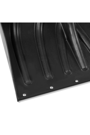 Лопата для уборки снега пластиковая, 490х325х1380 мм, стальной черенок, Palisad