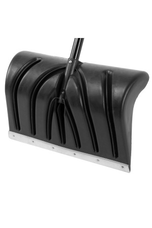 Лопата для уборки снега пластиковая, 490х325х1380 мм, стальной черенок, Palisad