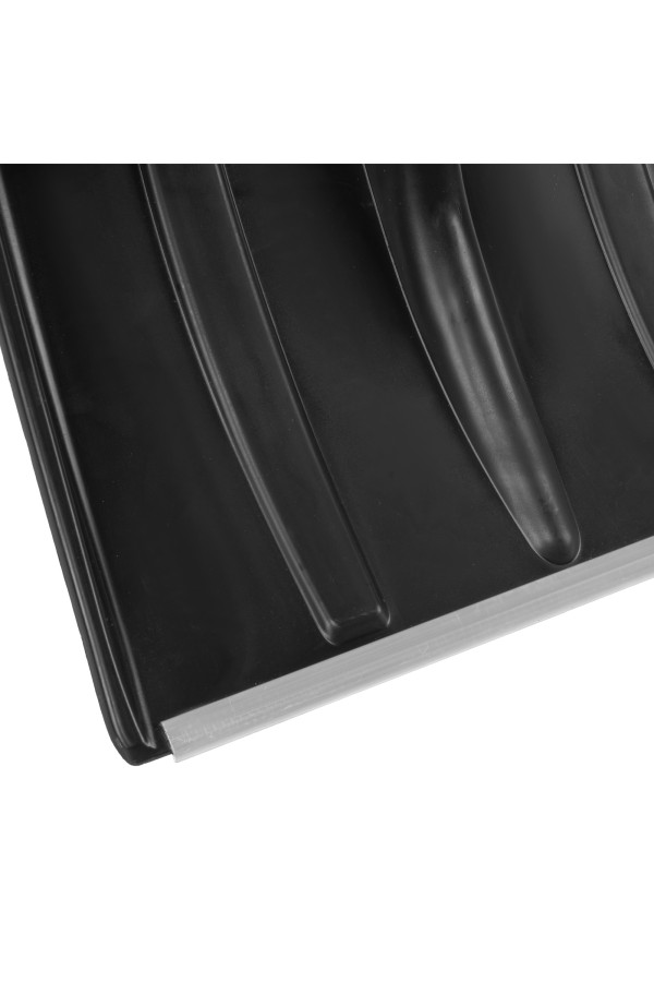 Лопата для уборки снега пластиковая, 470х350х1340 мм, алюминиевый черенок, Сибртех