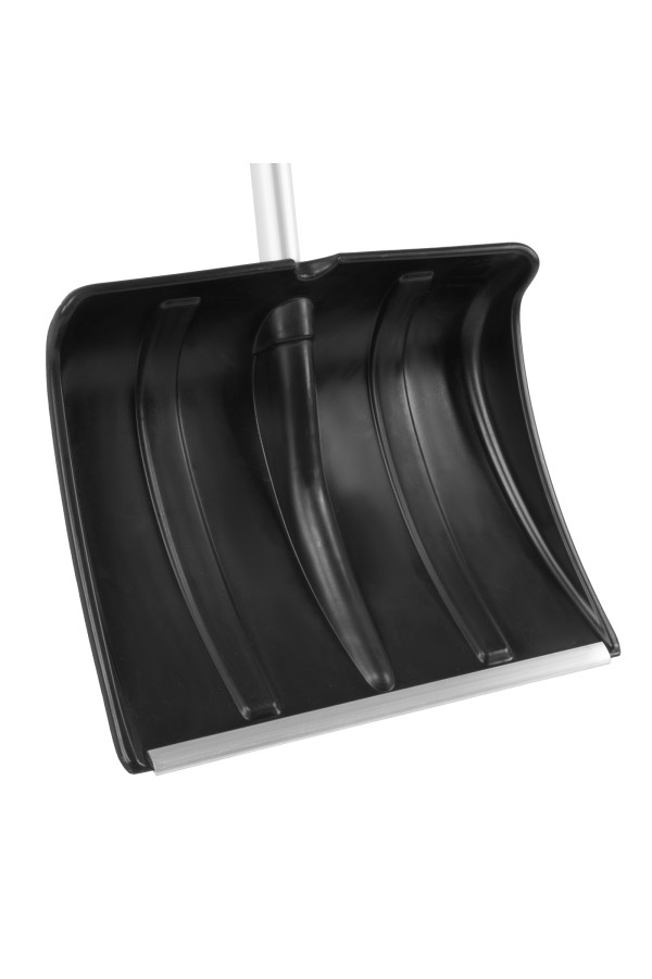 Лопата для уборки снега пластиковая, 470х350х1340 мм, алюминиевый черенок, Сибртех