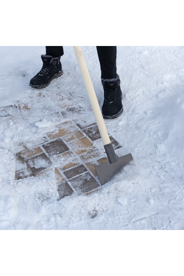 Ледоруб-скребок 200 мм, 1 кг, деревянный черенок, Сибртех