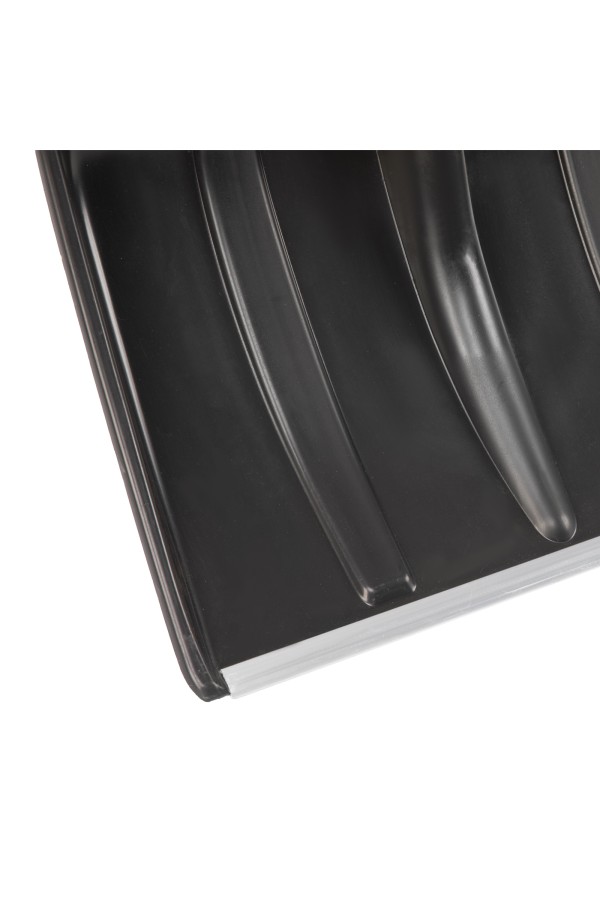 Лопата для уборки снега пластиковая, 470х350х1410 мм, деревянный черенок, Сибртех