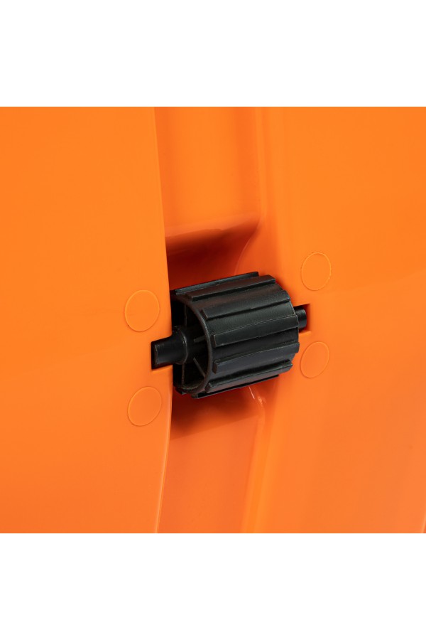 Движок для уборки снега пластиковый, 795х435х1280 мм, стальная рукоятка, усиленный Сибртех