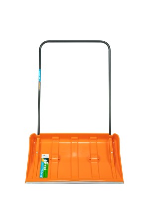 Движок для уборки снега пластиковый, 795х435х1280 мм, стальная рукоятка, усиленный// Сибртех