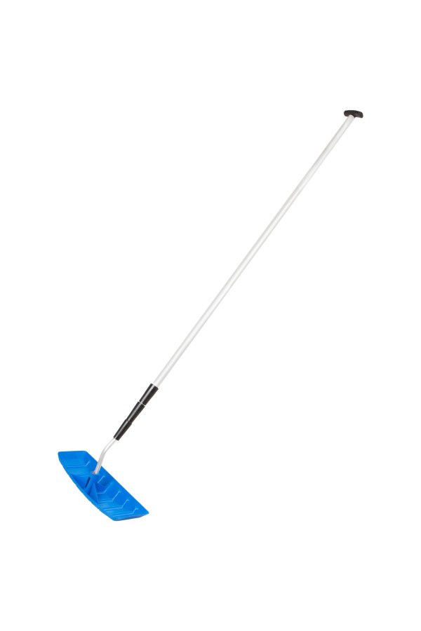 Скребок для уборки снега с крыш 610х140 мм, алюминиевая телескоп. рукоятка, длина 2-6 м