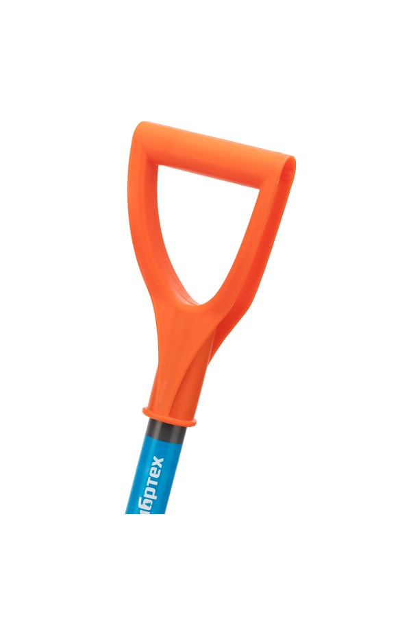 Лопата для уборки снега, поликарбонат, 270х360х840 мм, стальной черенок, усиленная Сибртех