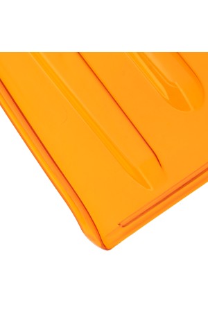 Лопата для уборки снега, поликарбонат, 270х360х840 мм, стальной черенок, усиленная Сибртех