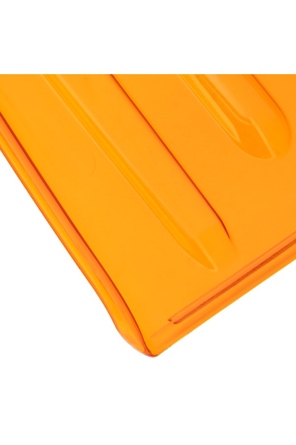 Лопата для уборки снега, поликарбонат, 270х360х840 мм, стальной черенок, усиленная Сибртех