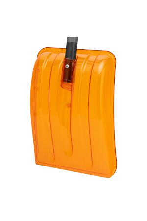 Лопата для уборки снега, поликарбонат, 270х360х840 мм, стальной черенок, усиленная Сибртех