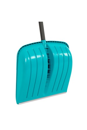 Лопата для уборки снега, полипропилен, 450х450х1355 мм, алюминиевый черенок, усиленная, LUXE Palisad