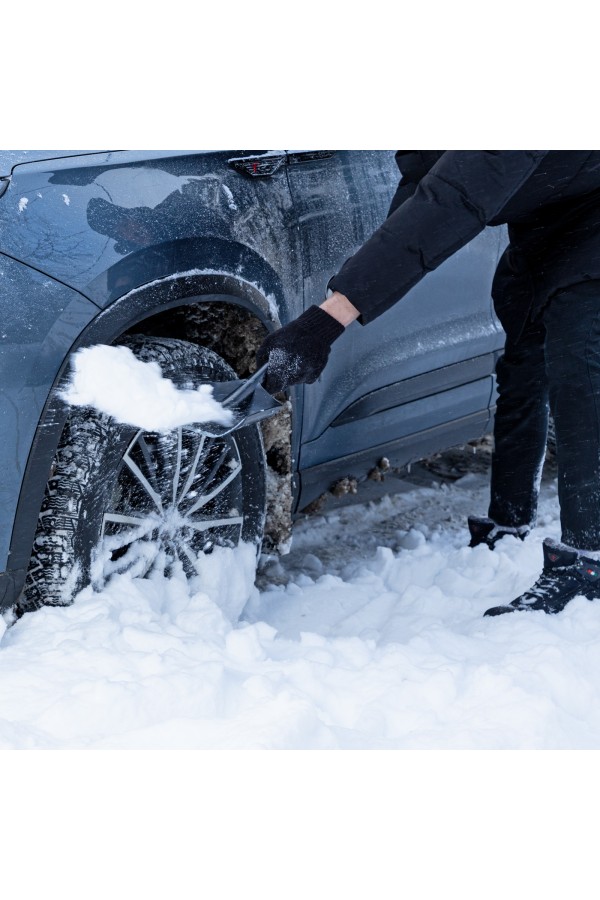 Лопата для уборки снега, полипропилен, 210х260х700 мм, Сибртех