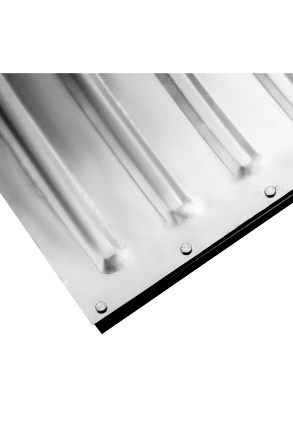 Лопата для уборки снега стальная оцинкованная, 420х370х1370 мм, деревянный черенок, Сибртех