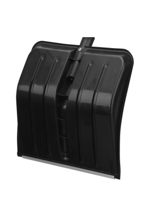 Лопата для уборки снега, полипропилен, 405х410х1470 мм, деревянный черенок Россия