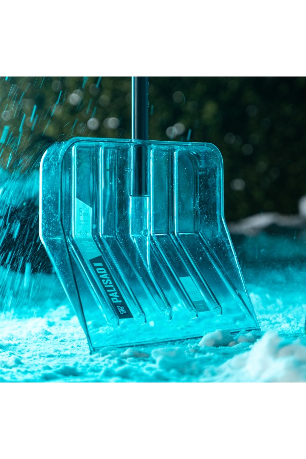 Лопата для уборки снега поликарбонат, 460х400х1400 мм, алюминиевый черенок, LUXE Palisad