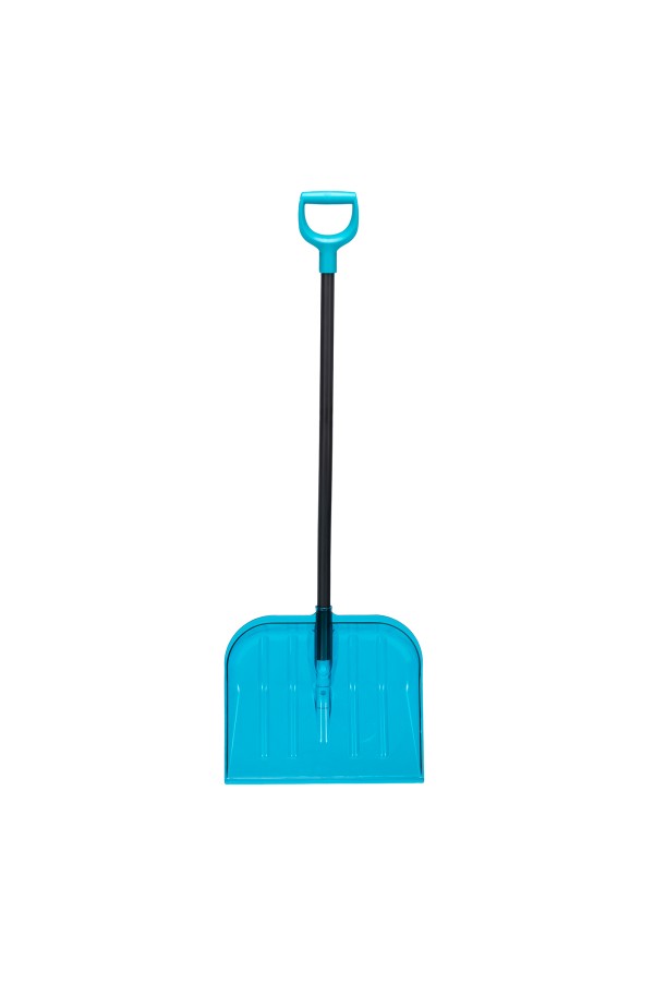 Лопата для уборки снега, поликарбонат, 475х400х1385мм, алюминиевый черенок, ПВХ оплетка, LUXE Palisad