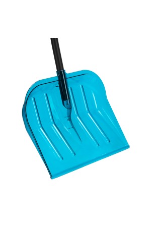 Лопата для уборки снега, поликарбонат, 475х400х1385мм, алюминиевый черенок, ПВХ оплетка, LUXE Palisad